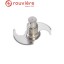 Couteau tout inox lames crantées spécial broyage  Blixer 7 V.V