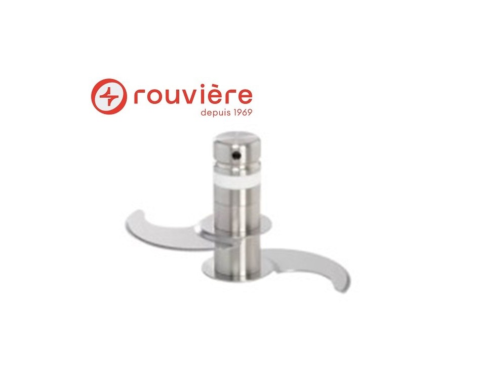 Couteau inox lisse 2 lames supp R8