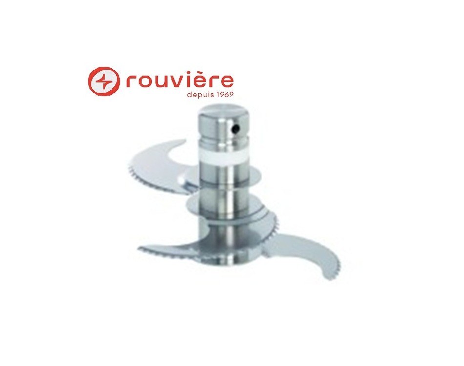 Couteau inox cranté 3 lames R10 V.V