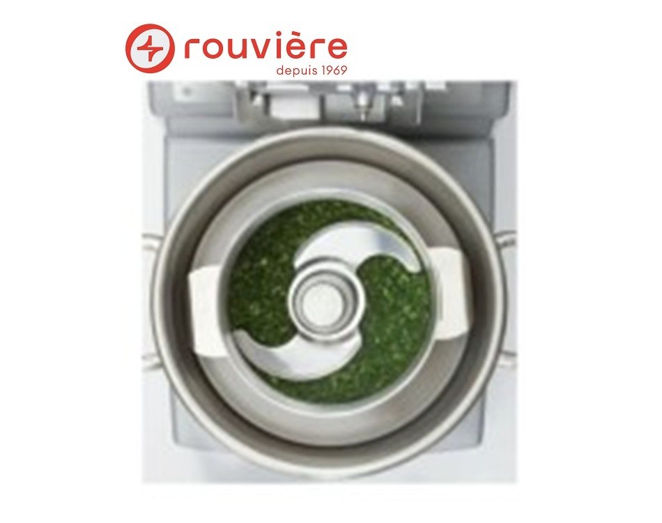 Cuve 4,5 litres en inox, couteau lisse inox R10 V.V